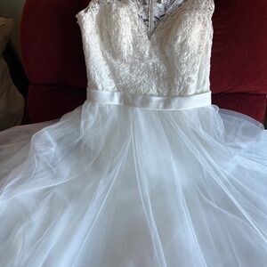 Allure Romance Ivory Wedding Gown